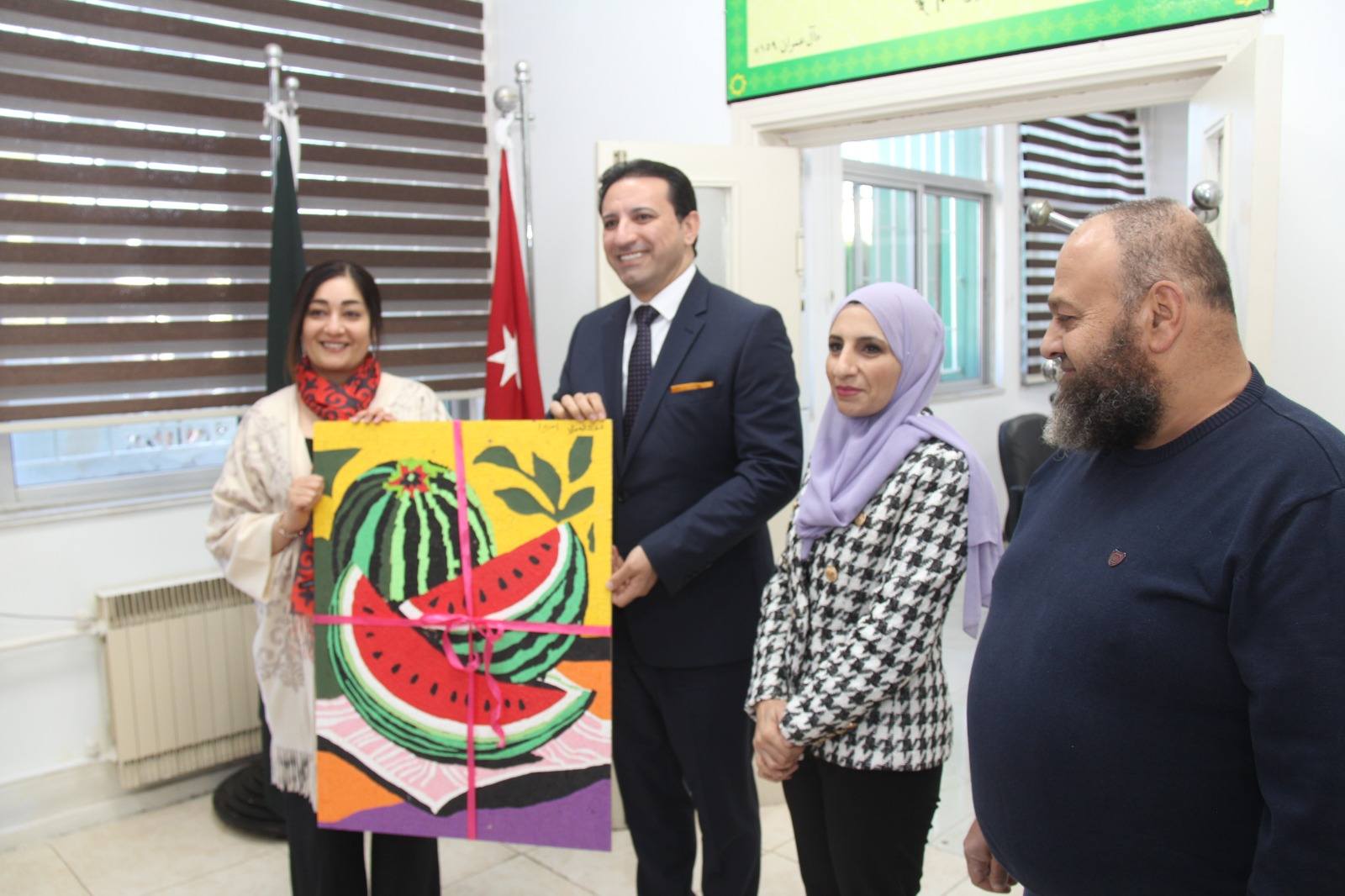 وفد من الوكالة الألمانية للتنمية الدولية GIZ يزور  شؤون الطلبة