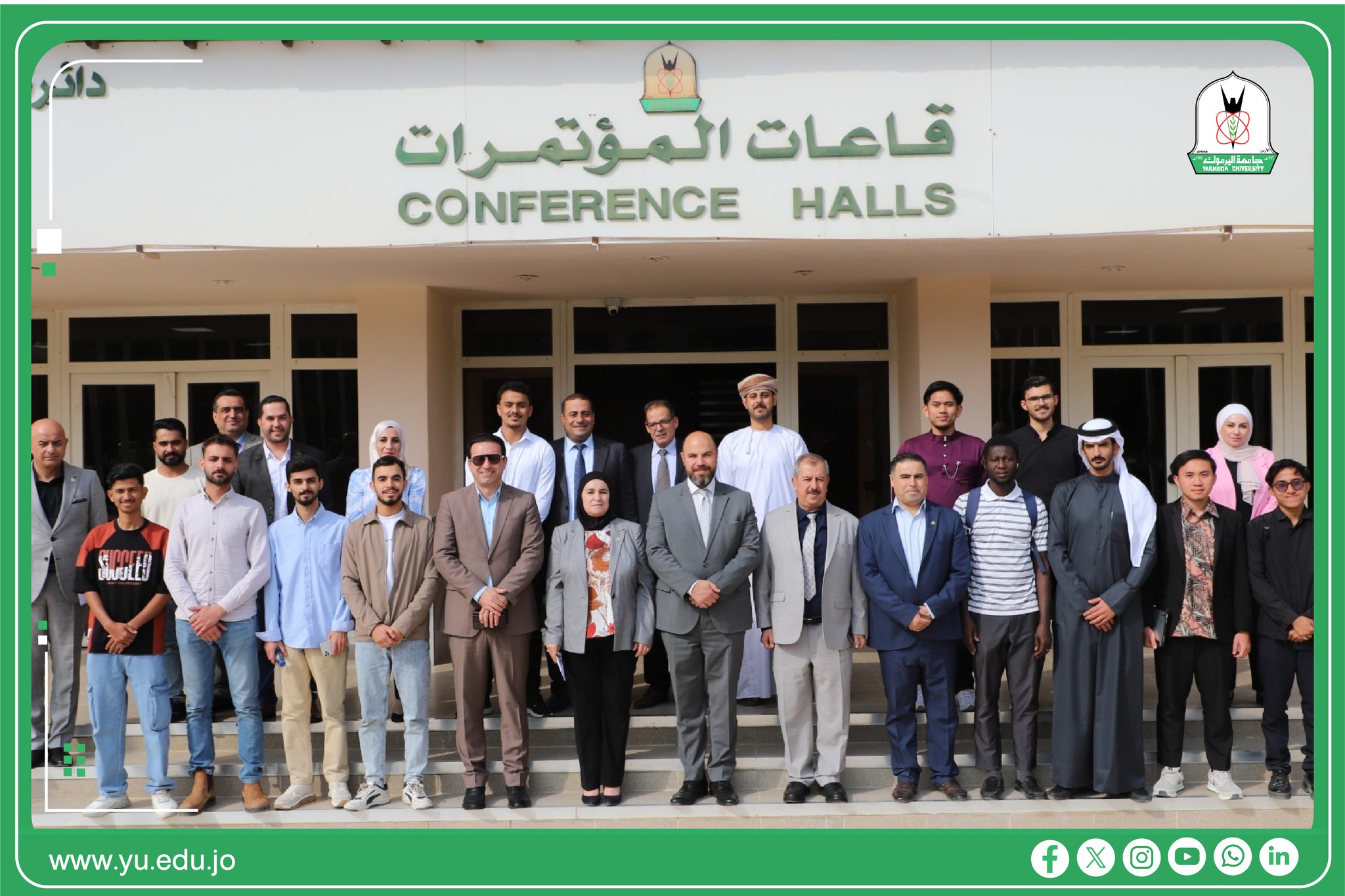 الشرايري: اليرموك بيئة آمنة وجاذبة للطلبة الدوليين من مختلف الدول